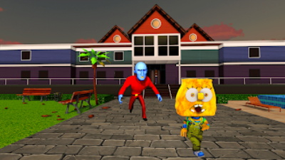 Scary Neighbor Sponge Secret Captura de pantalla 0