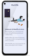FlixVPN - Unblock Netflix VPN ဖန်သားပြင်ဓာတ်ပုံ 1
