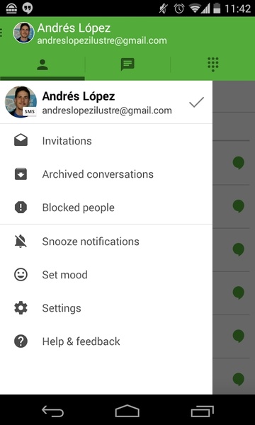 Hangouts Screenshot 2