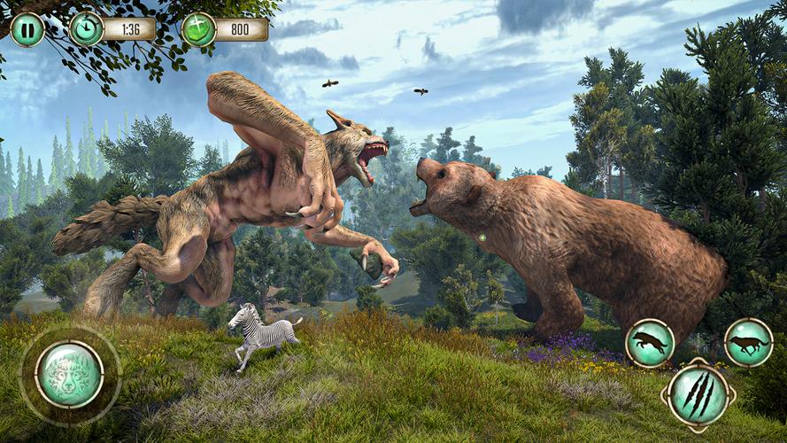 Forest Wild Werewolf Hunting Скриншот 3