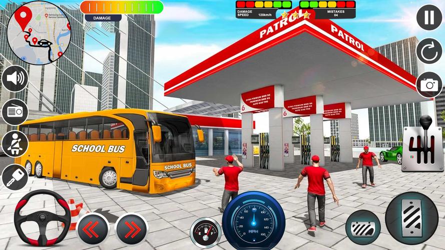 School Bus Simulator Bus Games Ekran Görüntüsü 1