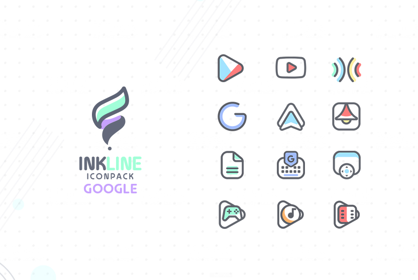 InkLine Icon Pack Mod应用截图第1张