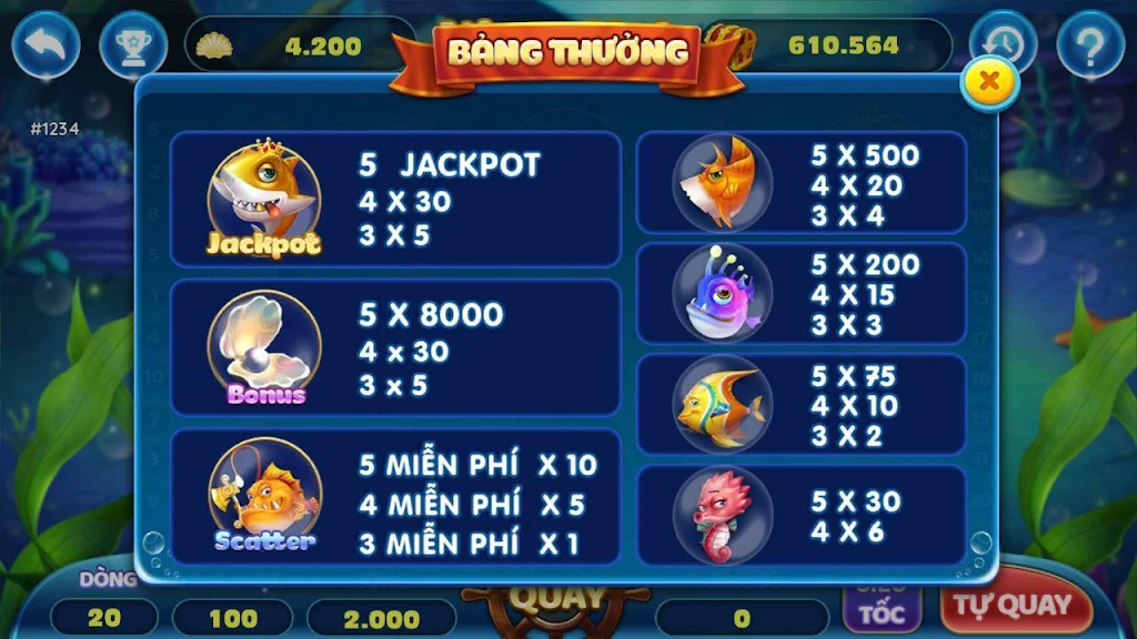 Thánh bắn cá ăn xu slots - bắn cá siêu thị Zrzut ekranu 0
