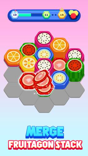 Fruitagon: Stack Sort Capture d'écran 1