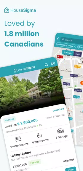 HouseSigma Canada Real Estate Ảnh chụp màn hình 0