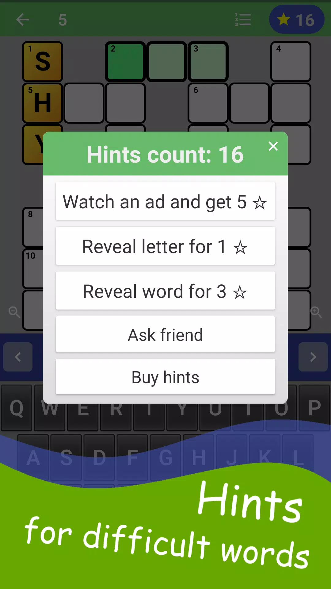English Crossword puzzle Captura de tela 3