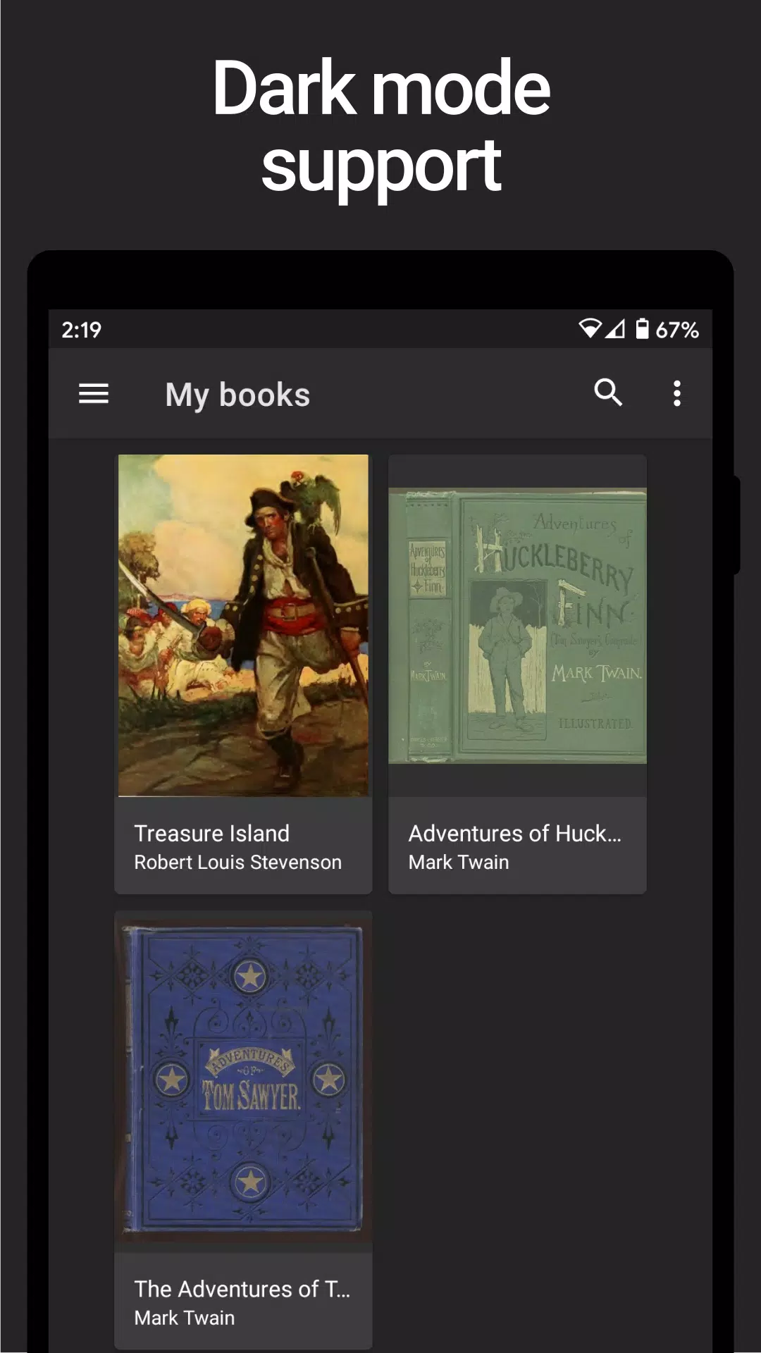 Lithium: EPUB Reader Screenshot 3