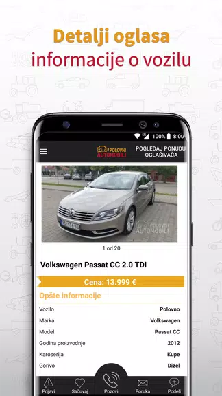 PolovniAutomobili Tangkapan skrin 2