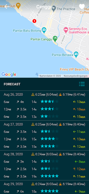 Spotadvisor Surf Forecast Captura de pantalla 2