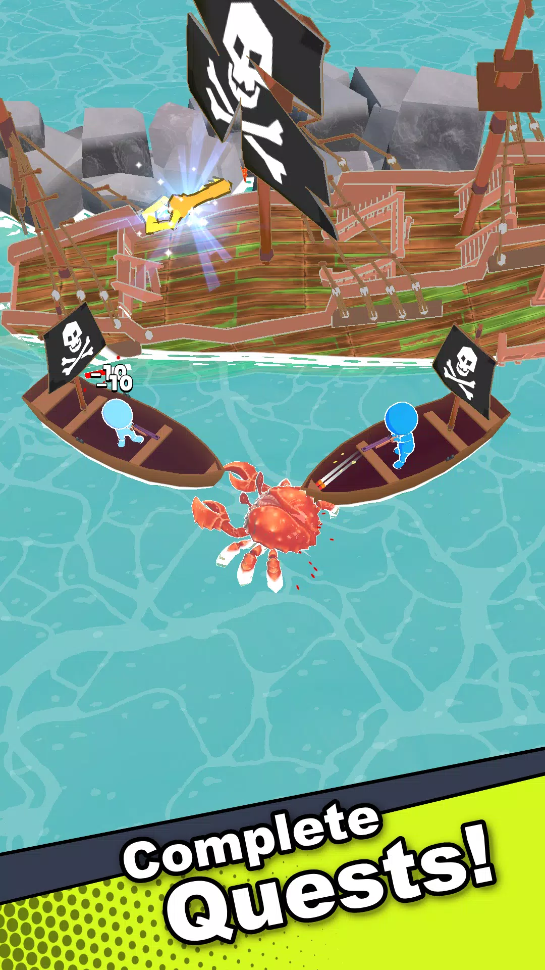 Crab Life - Idle Rpg Ekran Görüntüsü 0