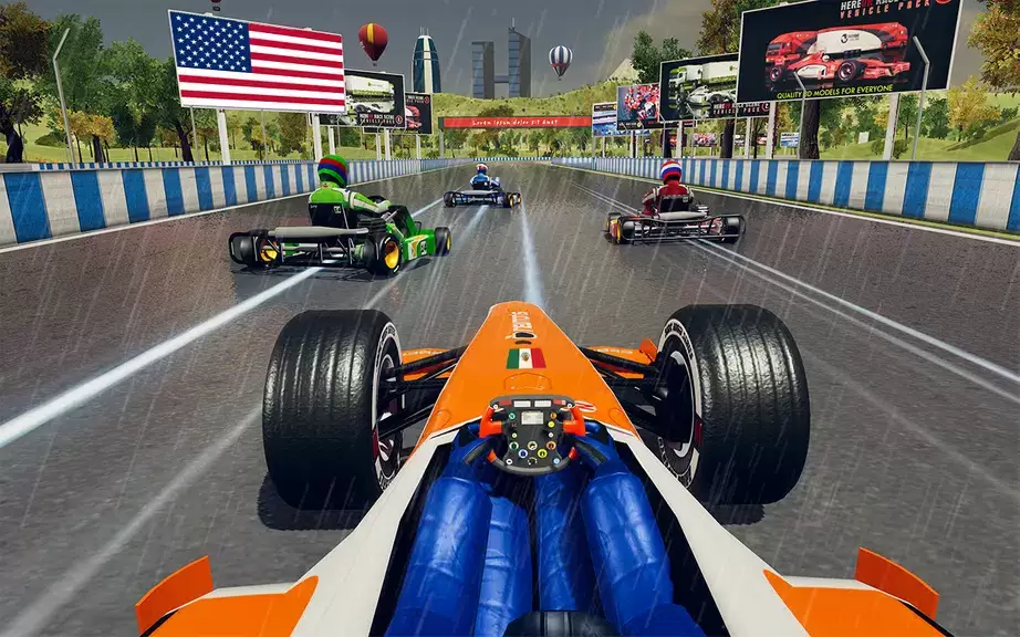 Go Kart Racing Games 3D Stunt应用截图第1张