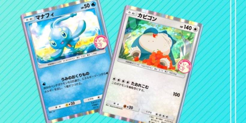 Manaphy, Snorlax Star in Pokémon TCG Tocket's Wonder Pick Event