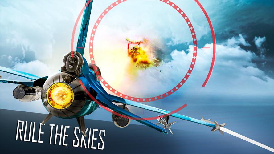 Jet Fighter: Sky Combat 3D 스크린샷 1