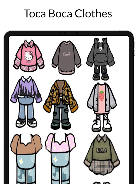 Toca Boca Clothes Ideas 스크린샷 2