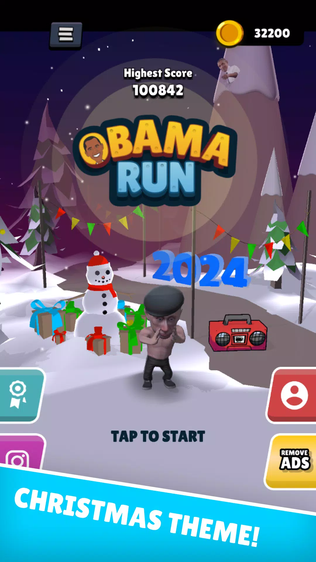 Schermata Obama Run! 1