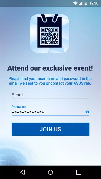 ASUS Invitation App ဖန်သားပြင်ဓာတ်ပုံ 0