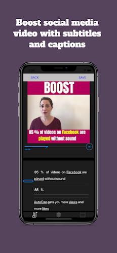 AutoCap: captions & subtitles Screenshot 0