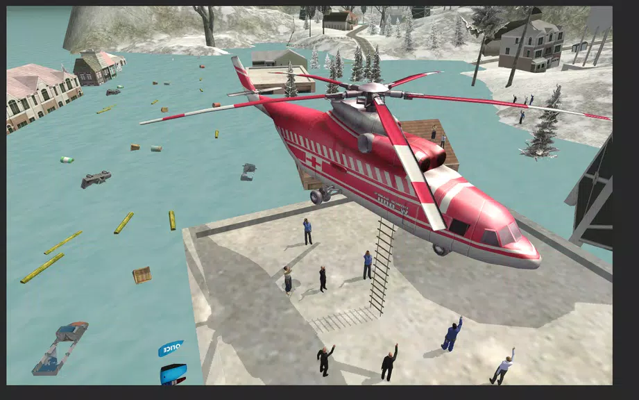 Helicopter Hill Rescue スクリーンショット 3