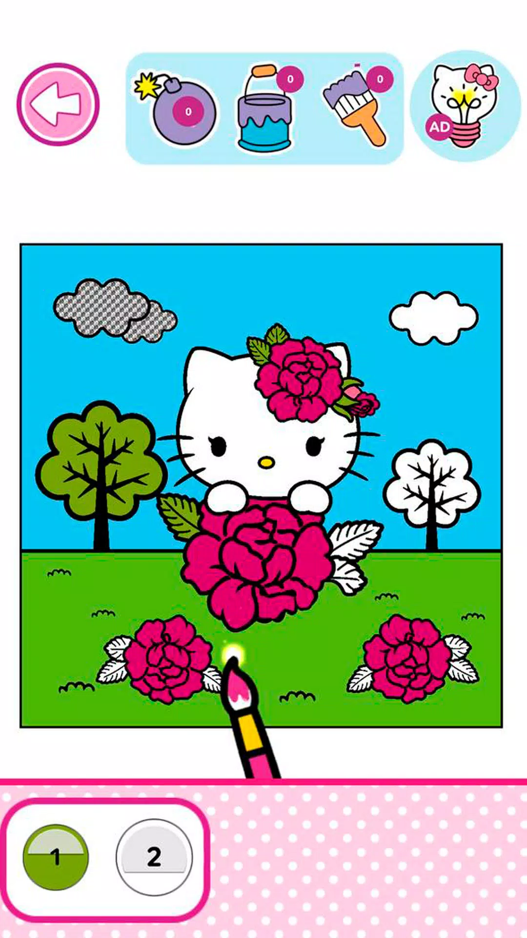 Hello Kitty: Coloring Book ภาพหน้าจอ 0