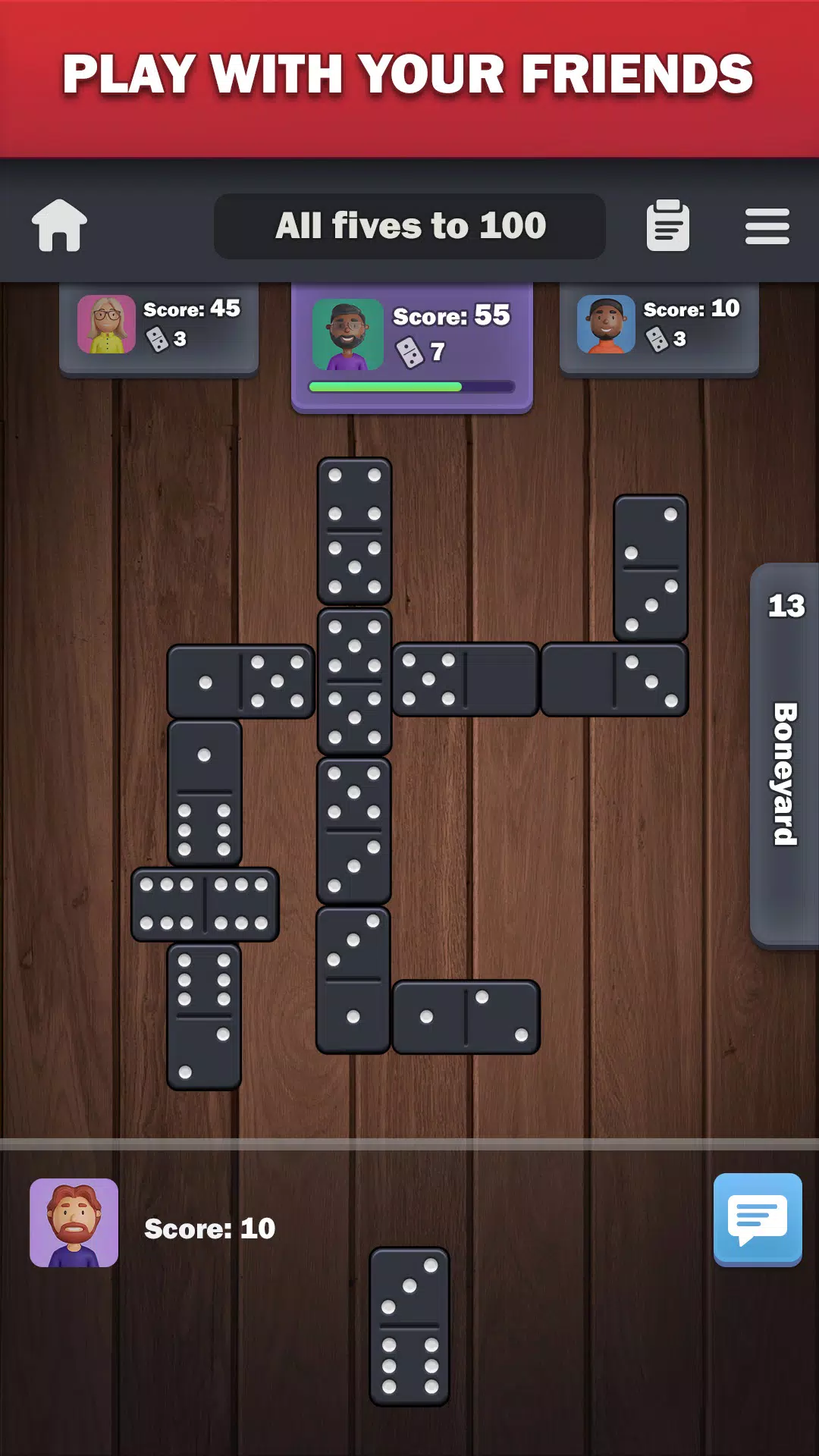 Dominoes online - play Domino! Ảnh chụp màn hình 1