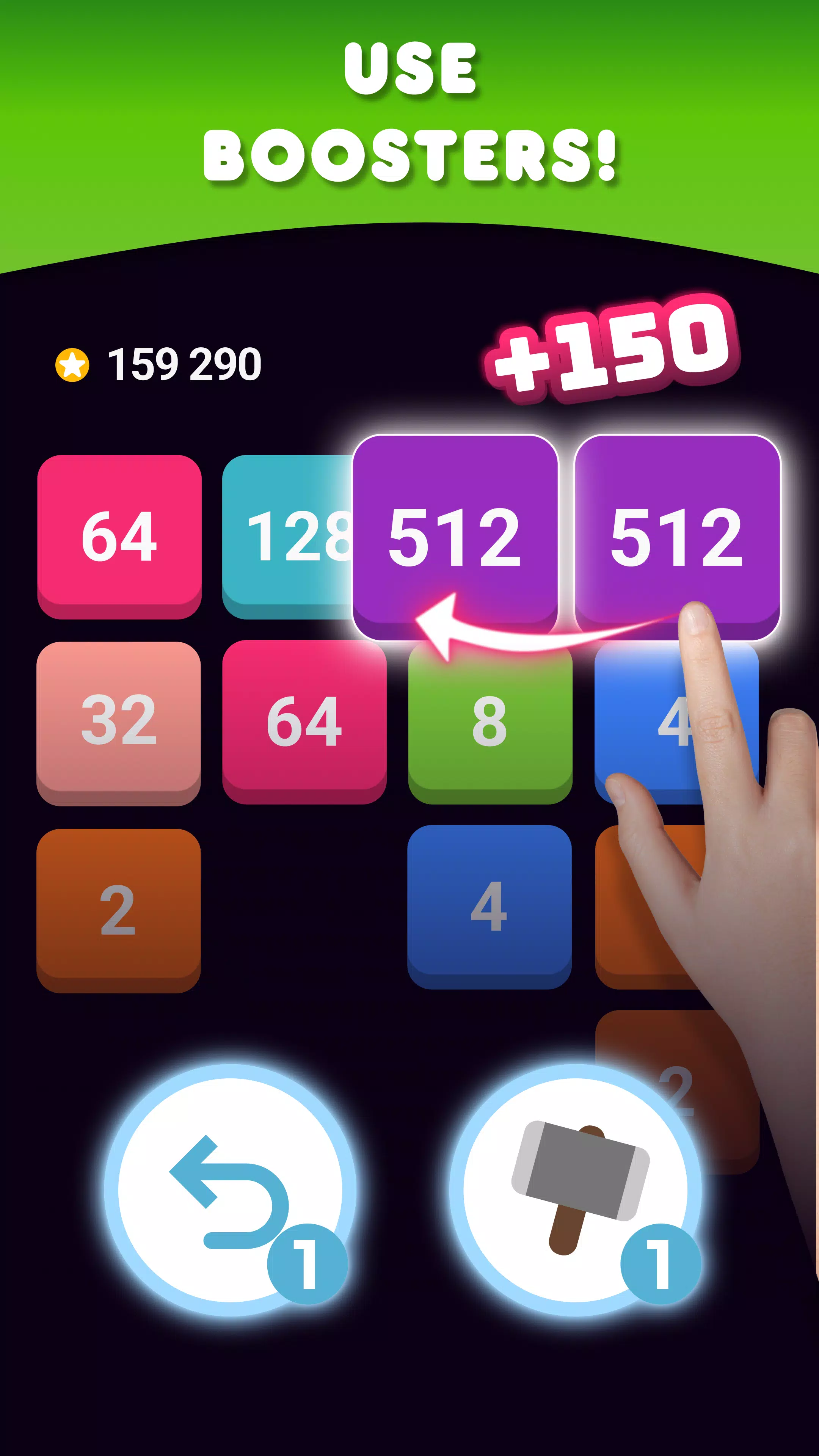 2048: Puzzle Game! Merge Block স্ক্রিনশট 3