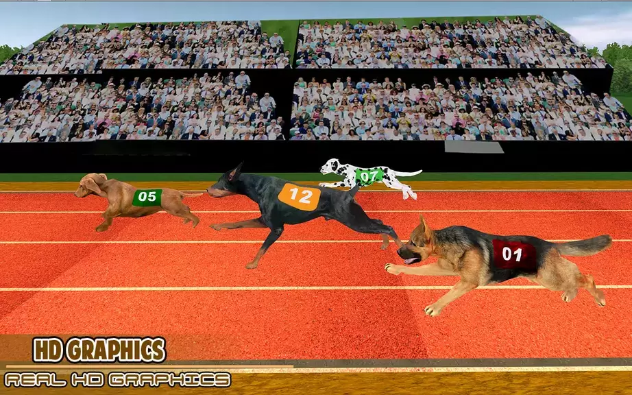 Dog racing games - dog game 3d Capture d'écran 2