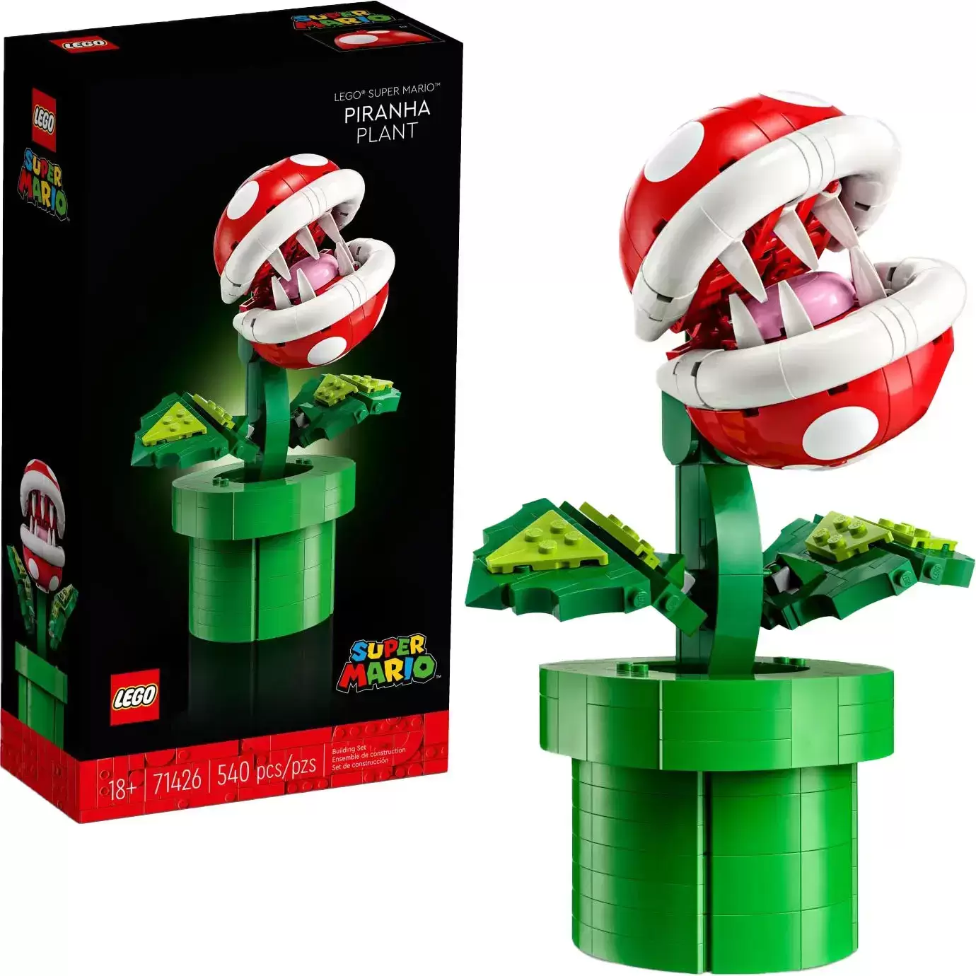 Conjunto de plantas do Lego Super Mario Piranha