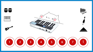 Bongo Cat Musical Instruments Ekran Görüntüsü 0