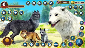 Virtual Wild Wolf Family Sim Captura de tela 0