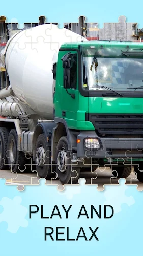 Concrete mixer truck puzzles Capture d'écran 0