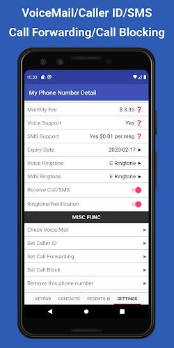 TalkTT-Call/SMS & Phone Number স্ক্রিনশট 3