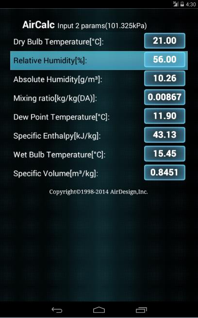 AirCalc for Android Capture d'écran 2