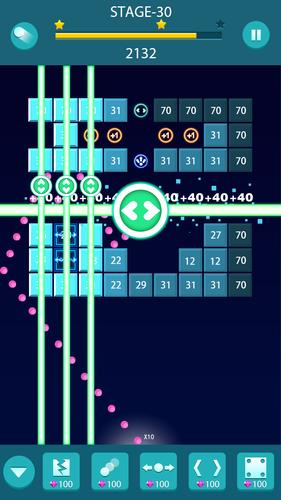 Bricks and Balls: レンガのブレーカーパズル スクリーンショット 2
