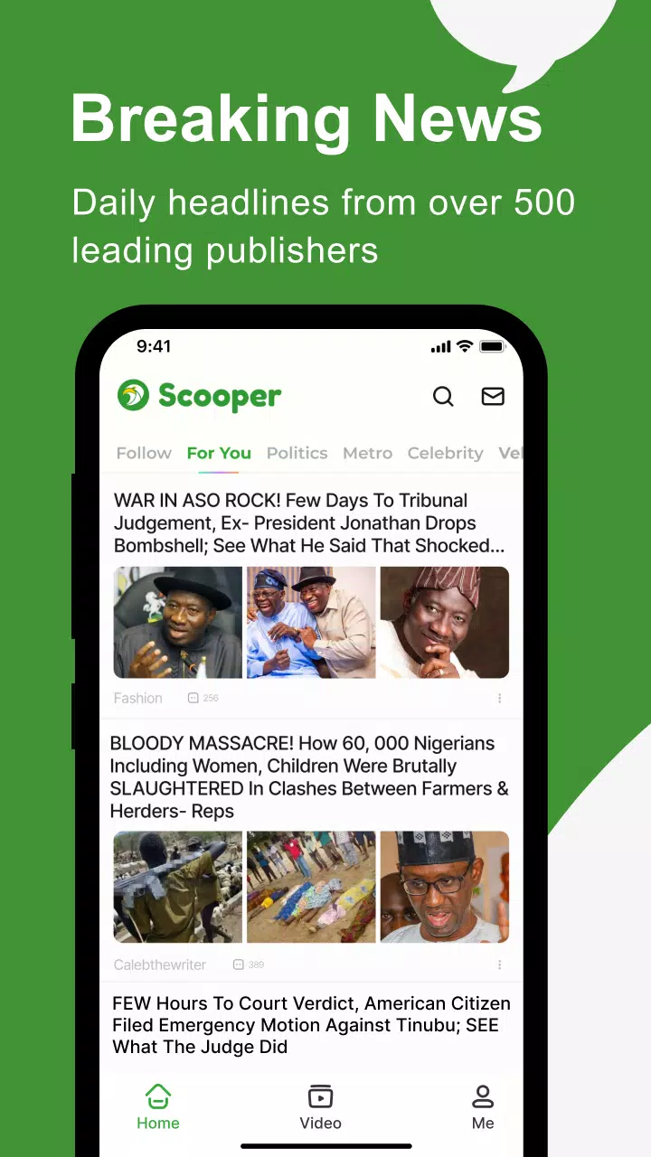 Scooper News: News Around You Скриншот 2