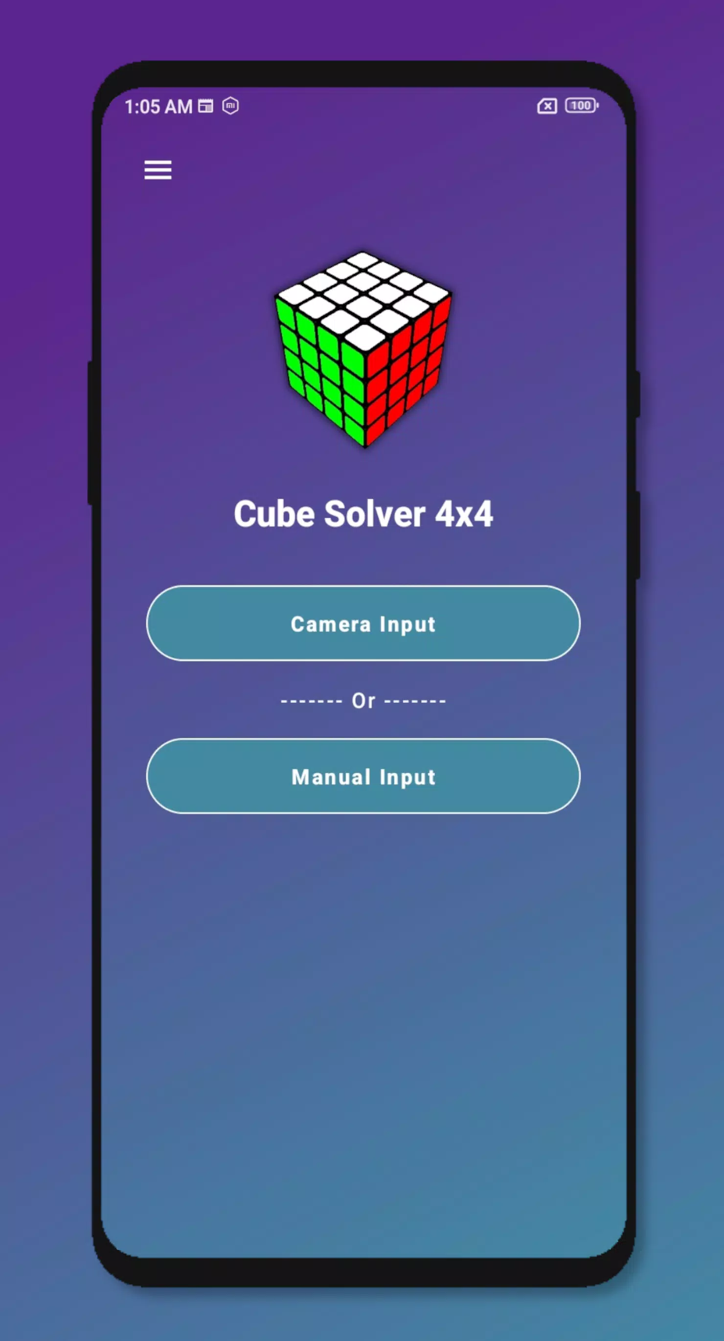 Rubik’s Cube Solver 4x4 스크린샷 0