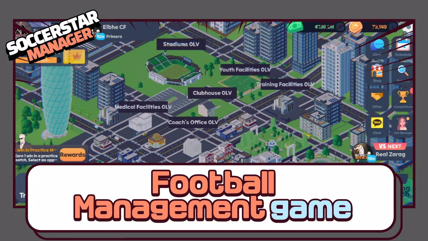 SSM LITE-Football Manager Game Screenshot 1