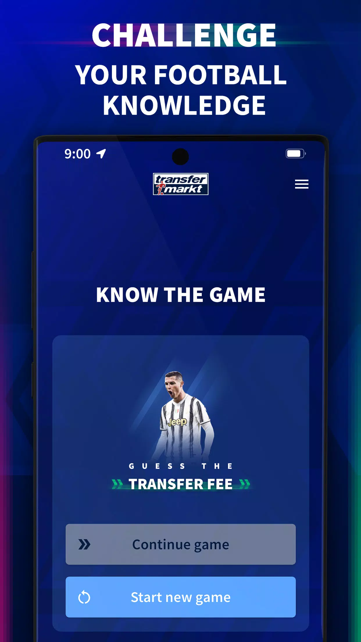 Transfermarkt: Football Quiz Ảnh chụp màn hình 0