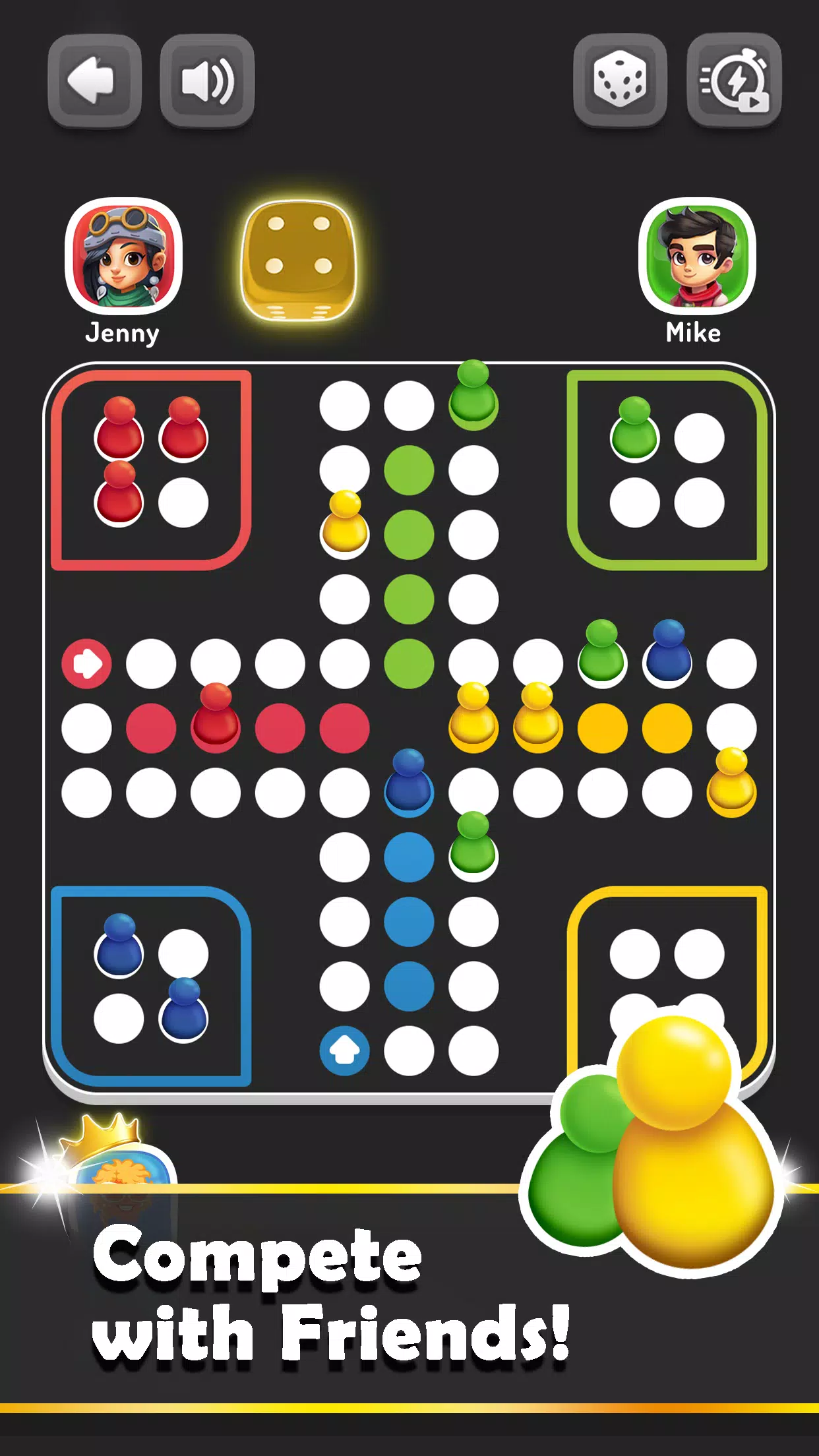 Ludo Trouble स्क्रीनशॉट 0