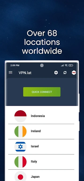 VPN lat : Unlimited Proxy Schermafbeelding 2