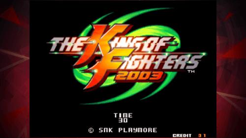 KOF 2003 ACA NEOGEO Schermafbeelding 0