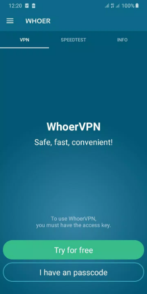 Whoer VPN - unlimited free VPN Captura de pantalla 0