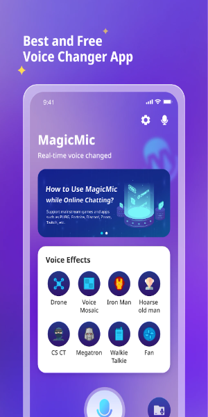 Voice Changer-MagicMic Ekran Görüntüsü 0