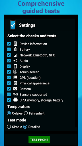 Phone Check and Test Ekran Görüntüsü 1