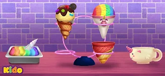 Ice Cream Making Game For Kids Tangkapan skrin 3