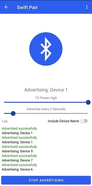 Bluetooth Le Spam Captura de pantalla 1