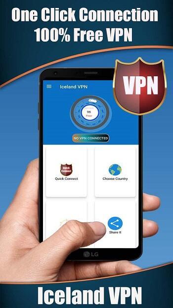 Iceland VPN ภาพหน้าจอ 0