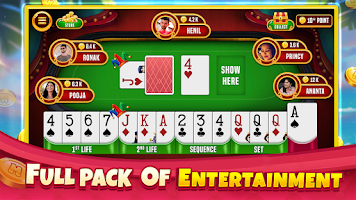 Indian Rummy Offline Card Game Скриншот 1