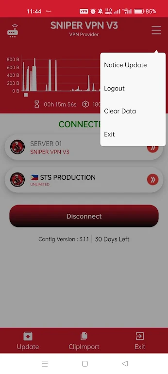 Sniper VPN V3 Captura de pantalla 1