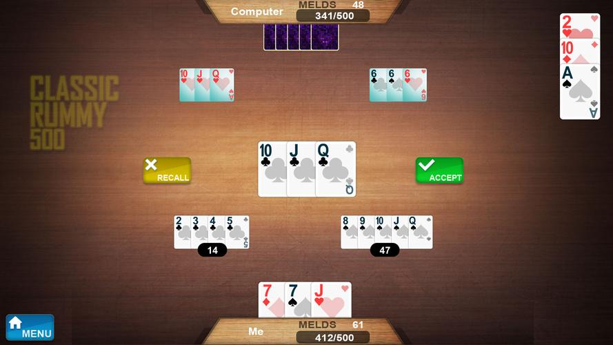 Rummy 500 Capture d'écran 1