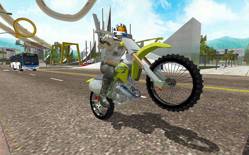 Motorbike Rush Drive Simulator Captura de pantalla 1